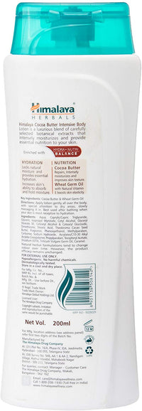 Himalaya Herbals Intensive Body Lotion, Cocoa Butter, 200ml