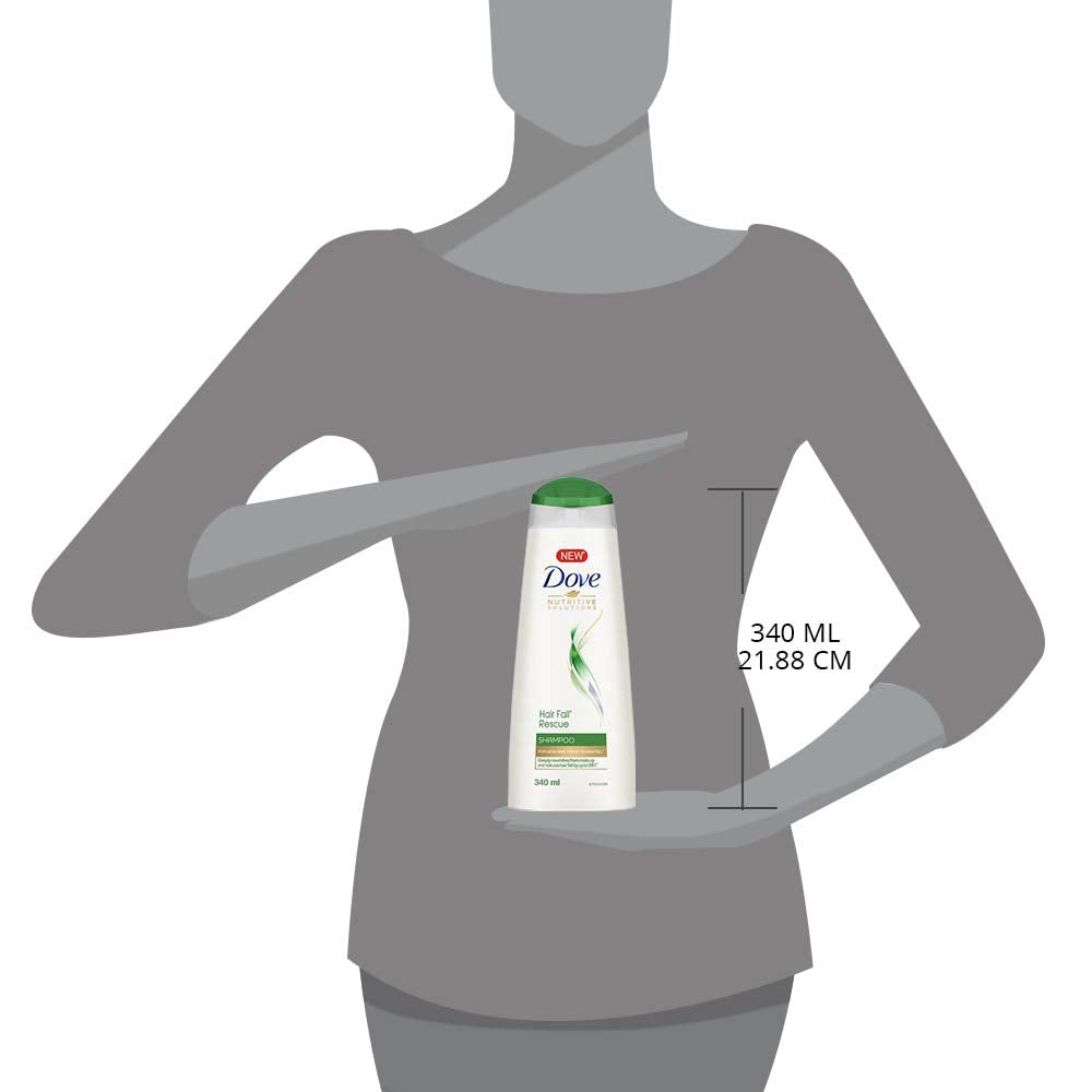 Dove Hair Fall Rescue Shampoo, 340ml
