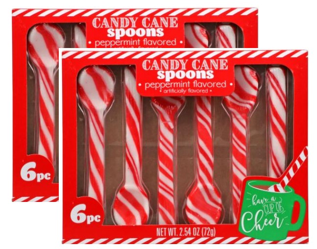 2 Pack 6 Count Peppermint Spoon