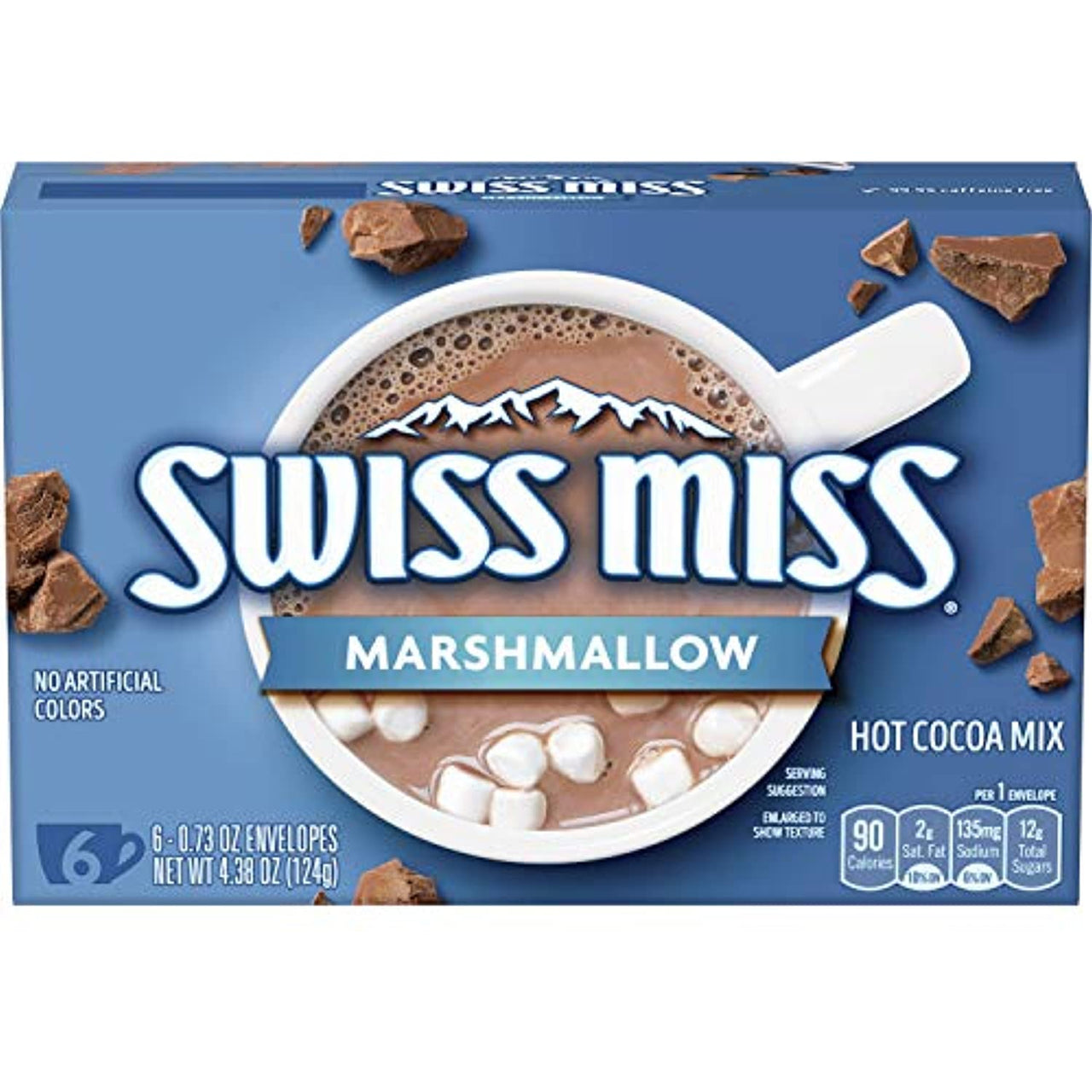 Swiss Miss Hot Cocoa Mix With Marshmallow, 4.38 Ounce (Pack Of 12)