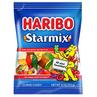 Haribo Gummi Candy, Starmix 4 Oz. Bag (Pack Of 12)