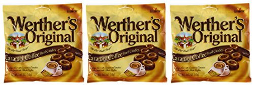 Werther's  Original Caramel Coffee Hard Candies 2.65 oz 3 pack