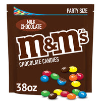 M&M's  Milk Chocolate Candy, Party Size - 38 oz Bag