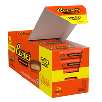 Reese's , Milk Chocolate Peanut Butter Cups Snack Size Candy, Gluten Free, Individually Wrapped, 13.75 oz, Pantry Pack (25 Pieces)