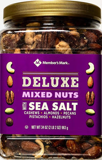 Deluxe Mixed Nuts With Sea Salt, 34 Ounces
