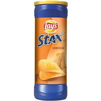 Lays Stax Cheddar Flavored Crisp 5.5 Oz (Pack Of 6)