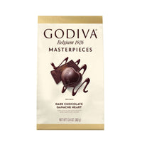 Godiva Masterpiece Dark Heart Club, One Size, 1 Count, Dark Chocolate- Chocolate Candy