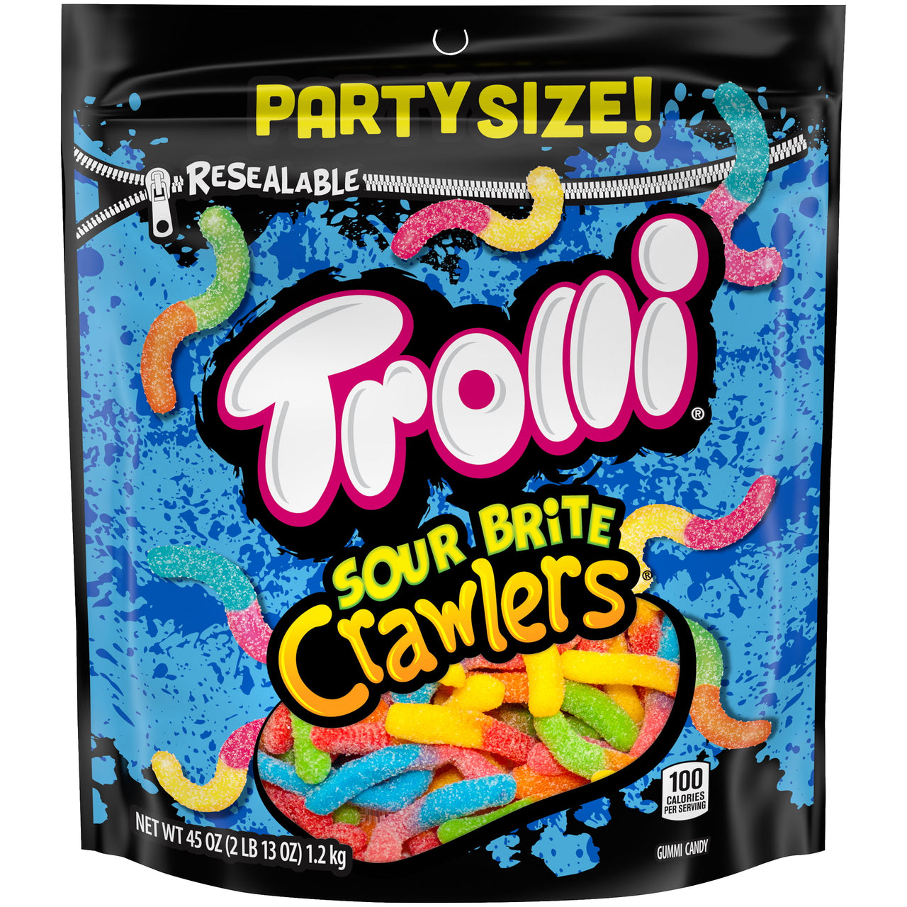 Trolli Sour Brite Crawlers Candy, 45 oz.