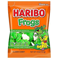 Haribo Gummie Candy, Frogs, 4 Oz. Bag (Pack Of 12)